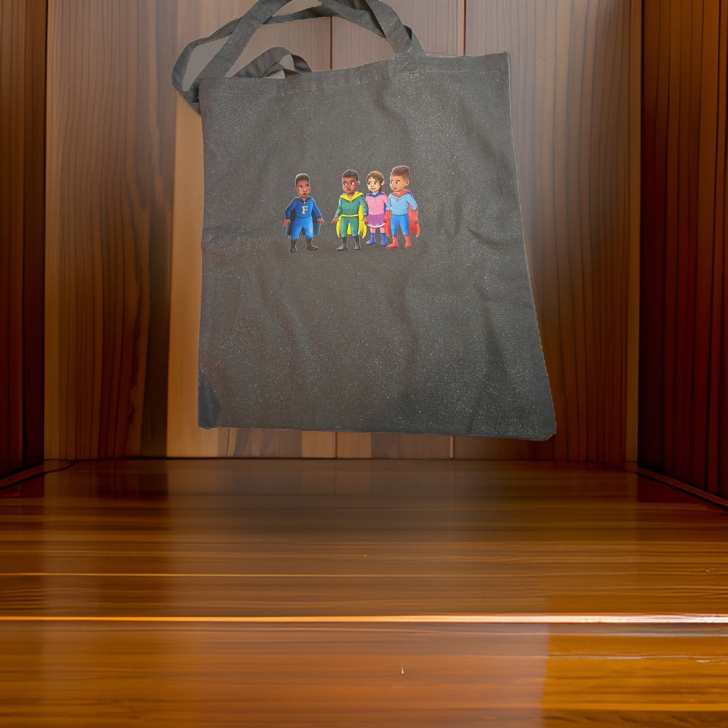 Fearless& Friends in Brazil Glitter Canvas Bag