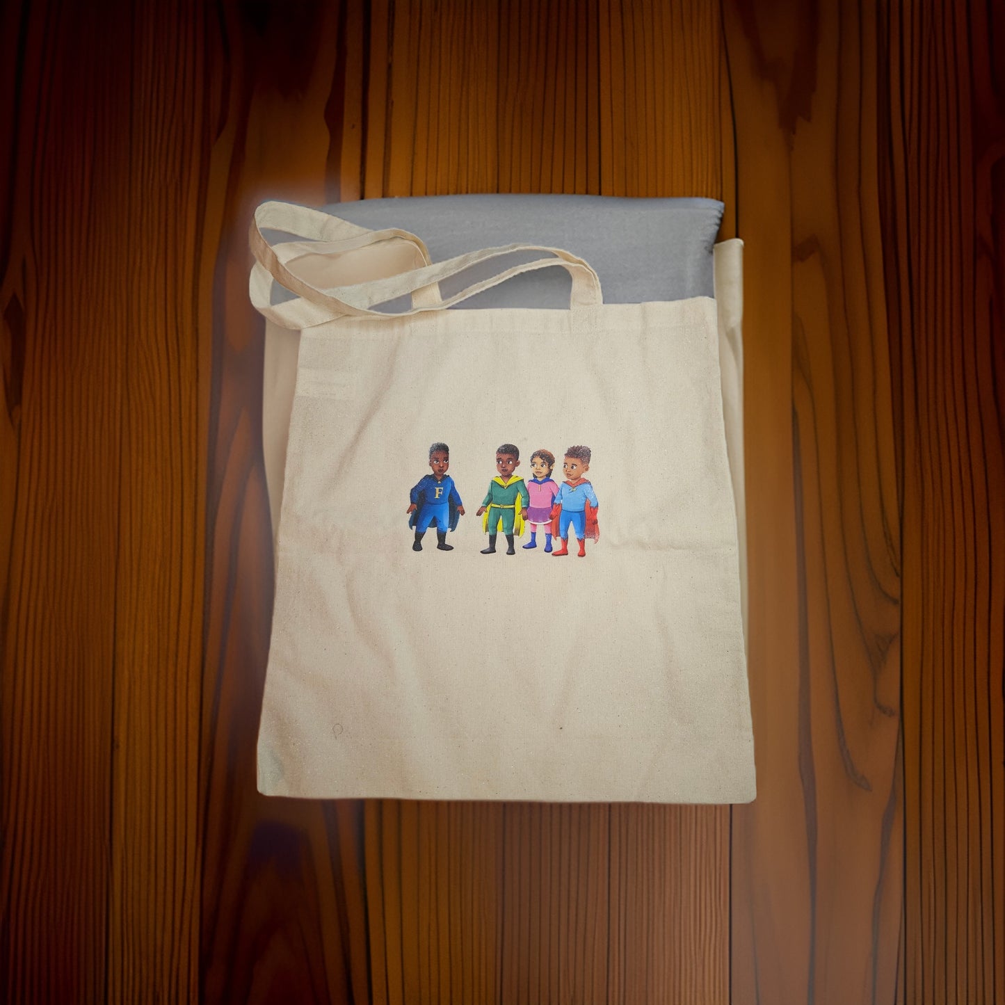 Fearless& Friends in Brazil Glitter Canvas Bag