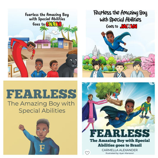 ****PRE-ORDER ONLY***Fearless The Amazing Boy With Special Abilities Book Bundle