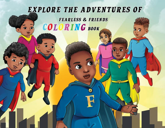 Explore The Adventures of Fearless and Friends Coloring Book!
