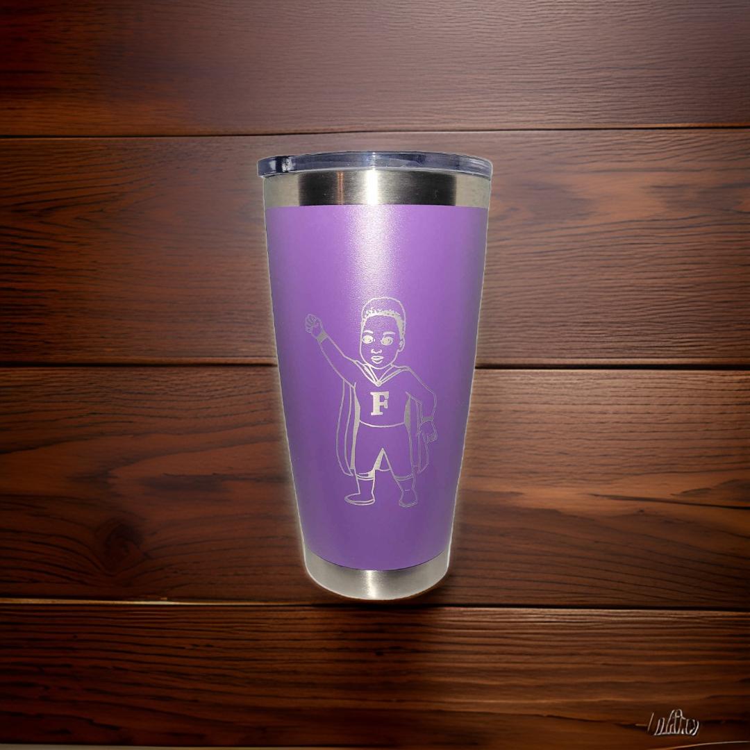 Engraved Fearless Tumbler