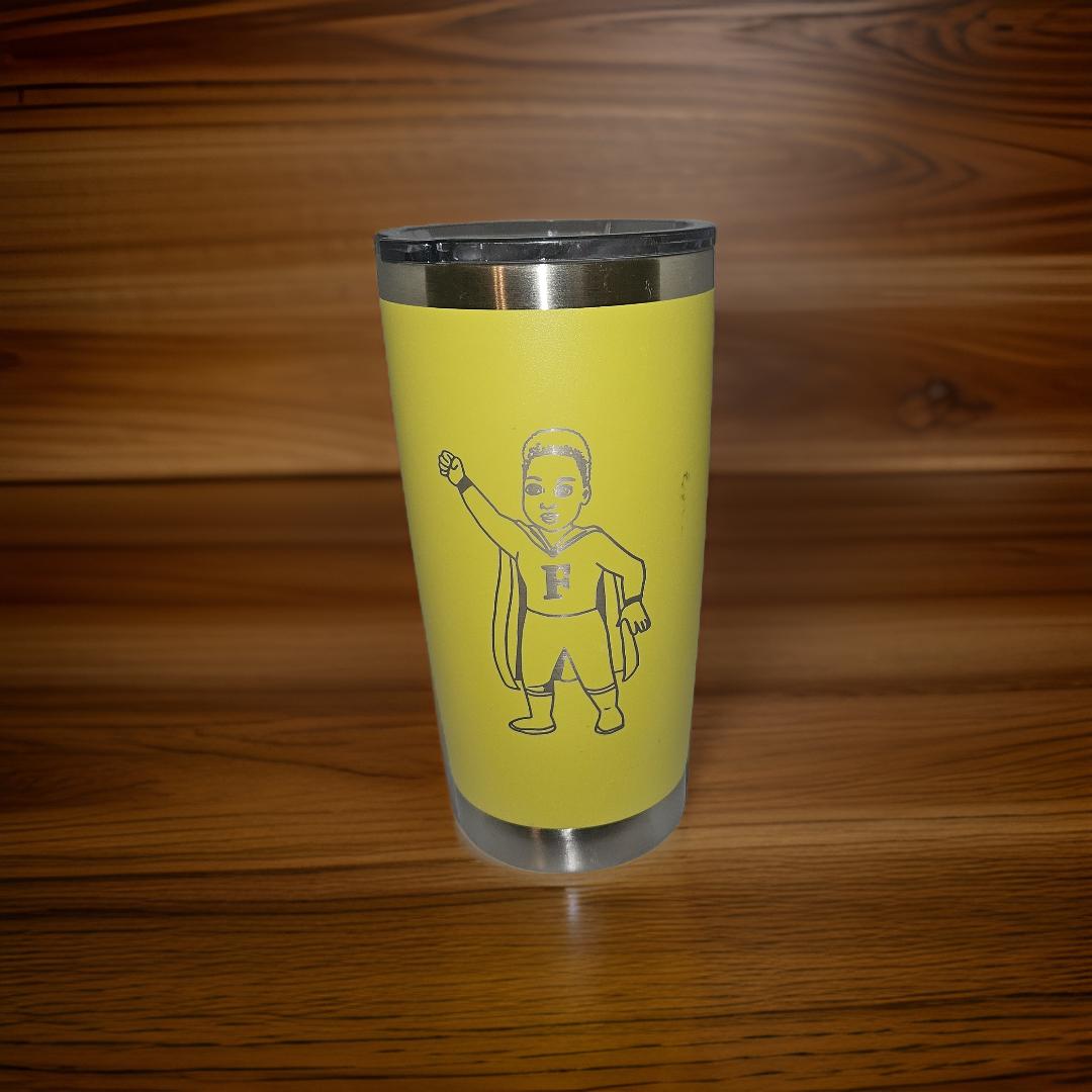 Engraved Fearless Tumbler